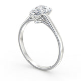 Pear Cut single stone Engagement Ring - DuttsonRocks