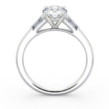 Classic Diamond ring with tapered Baguettes - DuttsonRocks