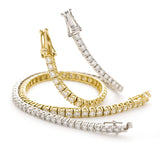 Diamond Tennis Bracelet, 18ct Yellow gold - DuttsonRocks