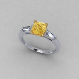 Yellow Diamond Engagement Ring - DuttsonRocks