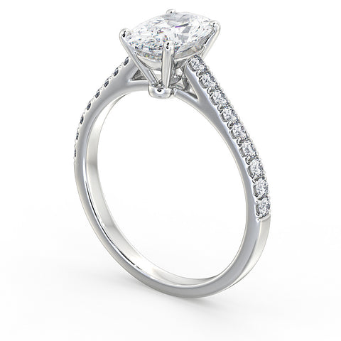 Oval Diamond Engagement Ring - DuttsonRocks