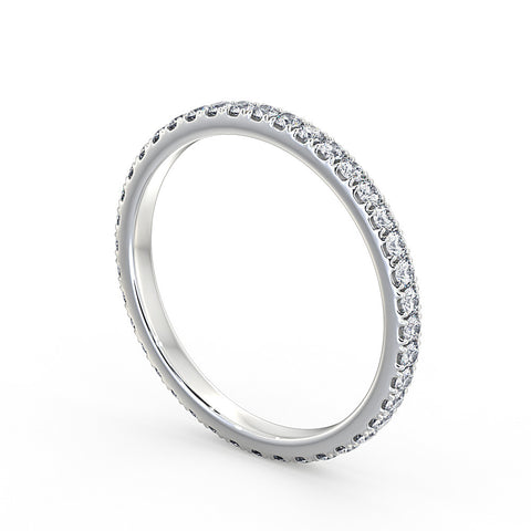 Diamond wedding Ring 2mm - DuttsonRocks
