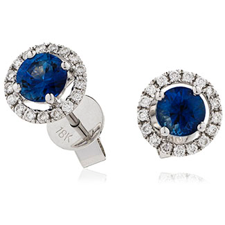Sapphire and diamond earrings - DuttsonRocks