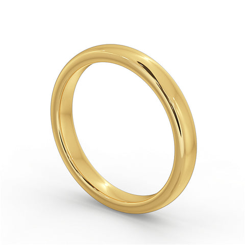 Yellow Gold Wedding Ring 4mm - DuttsonRocks